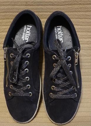 Стильные темно-синие замшевые кроссовки legero австрия 6 1/2.