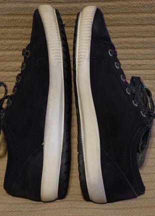 Стильные темно-синие замшевые кроссовки legero австрия 6 1/2.