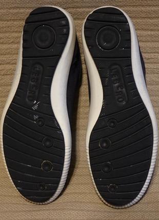 Стильные темно-синие замшевые кроссовки legero австрия 6 1/2.