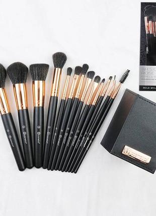 Набор кистей для макияжа bh cosmetics signature rose gold