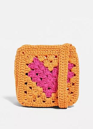 В'язана гачком сумочка кросс-боді urban outfitters3 фото