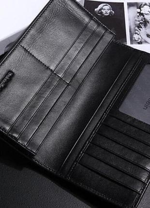 Подарочный набор calvin klein мужской кошелек - клатч черный3 фото