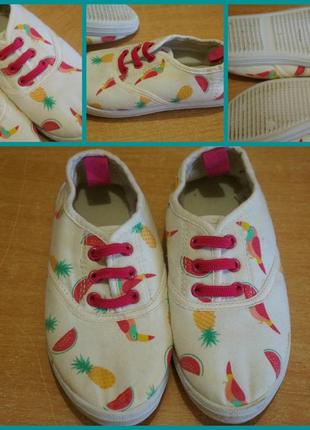 In extenso кеды 27 размер 18см стелька кеди мокасины