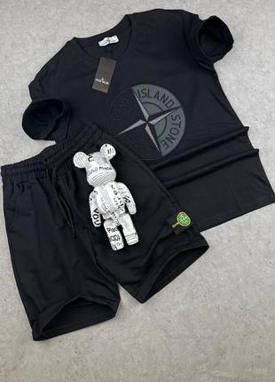 Шорты + футболка от stone island