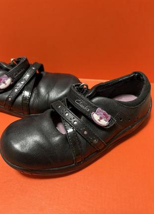 Туфельки туфли кожаные clarks 26 размер 16,5 см1 фото