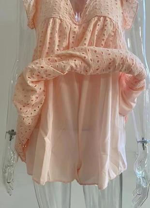 Платье женское летнее хлопковое с кружевом. сарафан из прошвы легкий на лето (белый)4 фото