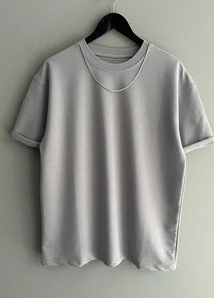 Футболки оверсайз мужские / базовая классическая футболка для мужчины