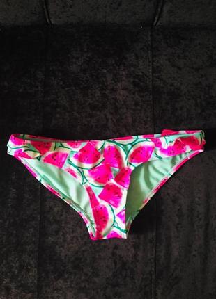 Яркие низкие плавки бразильяно в арбузы 🍉
