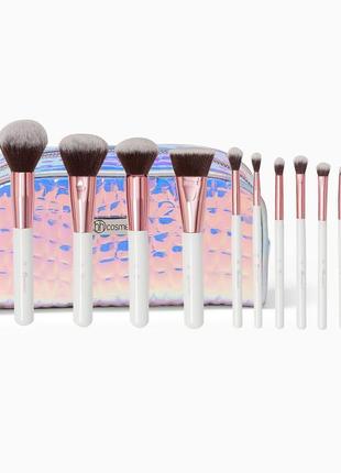 Набір пензликів для макіяжу bh cosmetics - crystal quartz