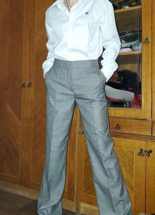 Прямые ровные брюки со стрелками max mara италия, люкс2 фото