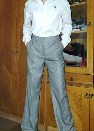 Прямые ровные брюки со стрелками max mara италия, люкс3 фото