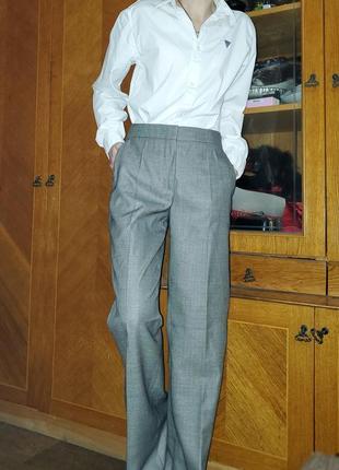 Прямые ровные брюки со стрелками max mara италия, люкс4 фото