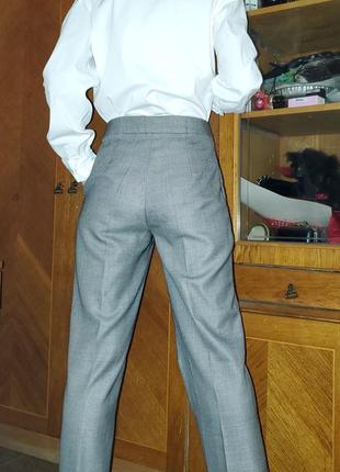 Прямые ровные брюки со стрелками max mara италия, люкс6 фото