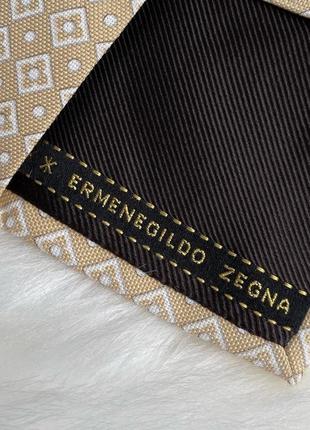 Краватка шовк бавовна ermenegildo zegna5 фото