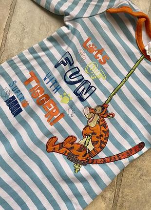 Комплект хлопчатобумажный человечек, слеп, ромпер, пижама, трикотажный человечек disney2 фото