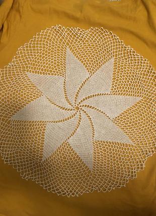 Салфетка из хлопковых нитей.