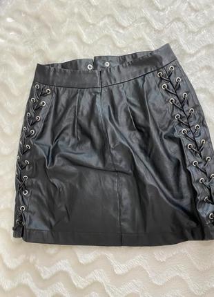 Кожаная юбка 2