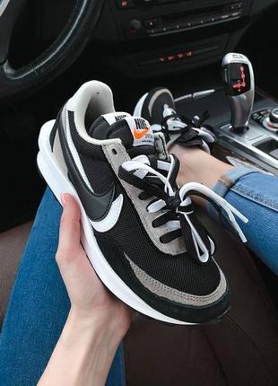 Кроссовки nike sacai vaporwaffle женские найк аир форс 1 кожа nike air max кожаные nike air force 1 женские nike sb dunk весна nike blazer летние найк8 фото