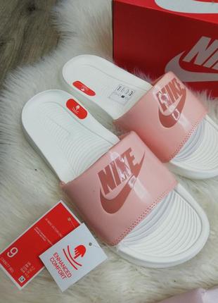 Тапки женские nike w victori one slide (арт. cn9677-801)