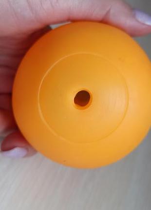 Резиновый мячик, в виде тыквы2 фото