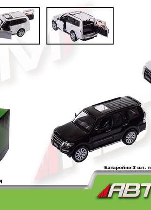 Машина метал 68463 (48 шт./2) "автопром", 2 кольори, 1:33 mitsubishi pajero 4wd turbo,батар,