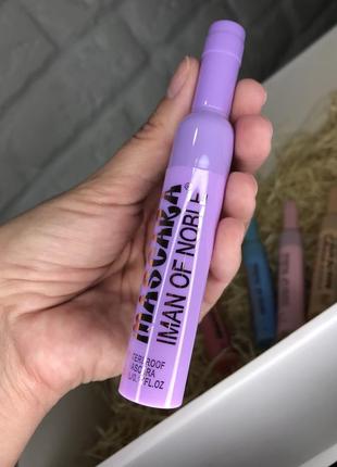 🎀 туш для вій об'ємна  з пухнастою щіточкою iman of noble 🎀3 фото