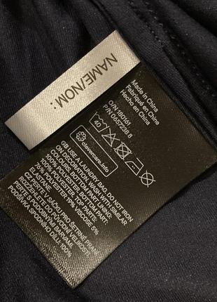 Синее платье с пайетками h&amp;m 8