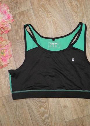 Обнова! спортивный бра бюстгальтер топ для фитнеса atmosphere workout