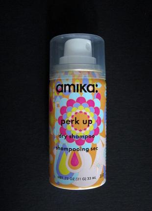 Освежающий сухой шампунь для объема волос amika perk up dry shampoo3 фото