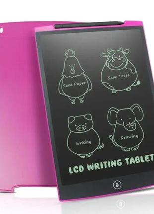 Планшет для малювання 8,5" lcd writing tablet графічний планшет - wt-01, рожевий1 фото