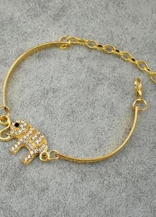 Браслет з підвіскою у вигляді слоника / слон