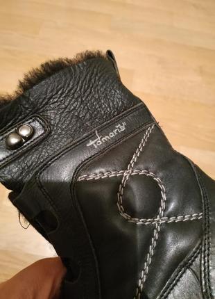Зимові черевики tamaris шкіра8 фото