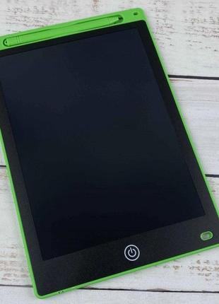 Детский электронный lcd планшет для рисования со стилусом, графический планшет диагональ 10", monotab-10-green 3