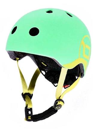Шлем защитный с маячком scoot and ride kiwi xxs/s