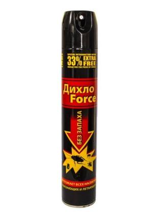 Дихлофос "дихло force"  от летающих и ползающих, 400 мл