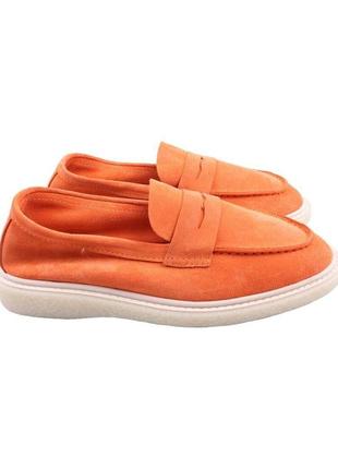 Туфлі жіночі aquamarin помаранчеві натуральна замша, 39