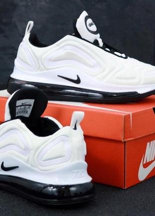 Мужские белые кроссовки найк nike air max 720 white.5 фото