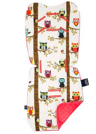 Вкладыш для коляски stroller pad la millou  owl radio