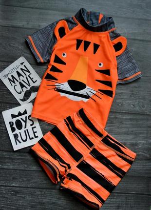 Классный костюм для плаванья купания тигр 1-1.5года2 фото