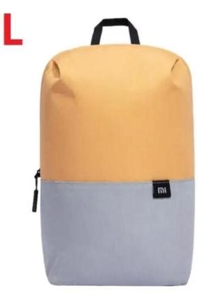 Рюкзак xiaomi mi colorful small backpack 7l orange gray1 фото