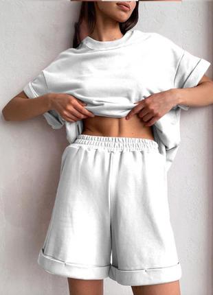 Костюм с шортами женский sky 2xl magesuek белый