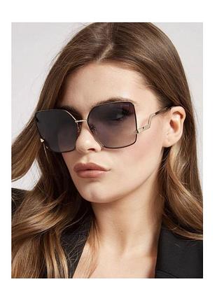 Сонцезахисні окуляри guess оригінал 7814-05b black and gold/smoke gradient lenses оригінал