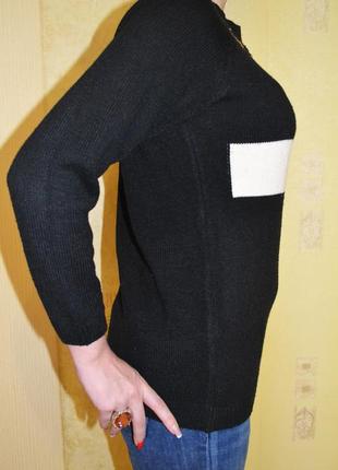 Черный свитер с крестом и бусами черепами monsoon размер s – m6 фото
