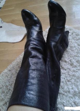 Італійські шкіряні чоботи