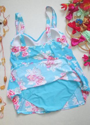 Шикарный слитный купальник платье батал в цветочный принт bonmarche 🌺🌹🌺4 фото