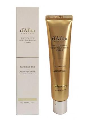 Экстрапитательный крем от морщин с белым трюфелем d'alba white truffle extra nourishing cream, 60 мл
