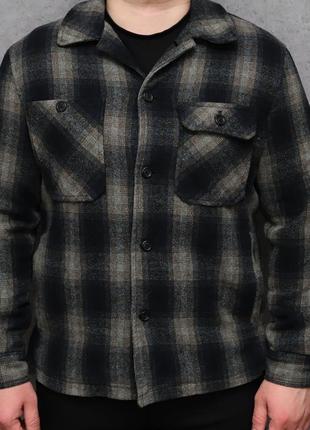 Рубашка в клетку мужская куртка zara теплая5 фото