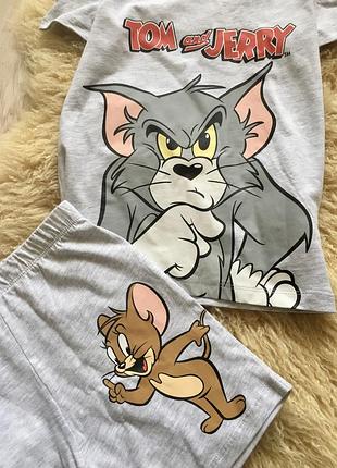 Летний комплект костюм том и джори Tom&jerry