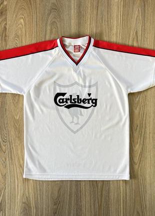 Мужская винтажная коллекционная футбольная футболка форма джерси liverpool fc carlsberg