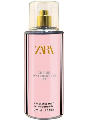 Парфюмированный спрей для тела zara cherry watermelon ice exclusive euro 275 мл